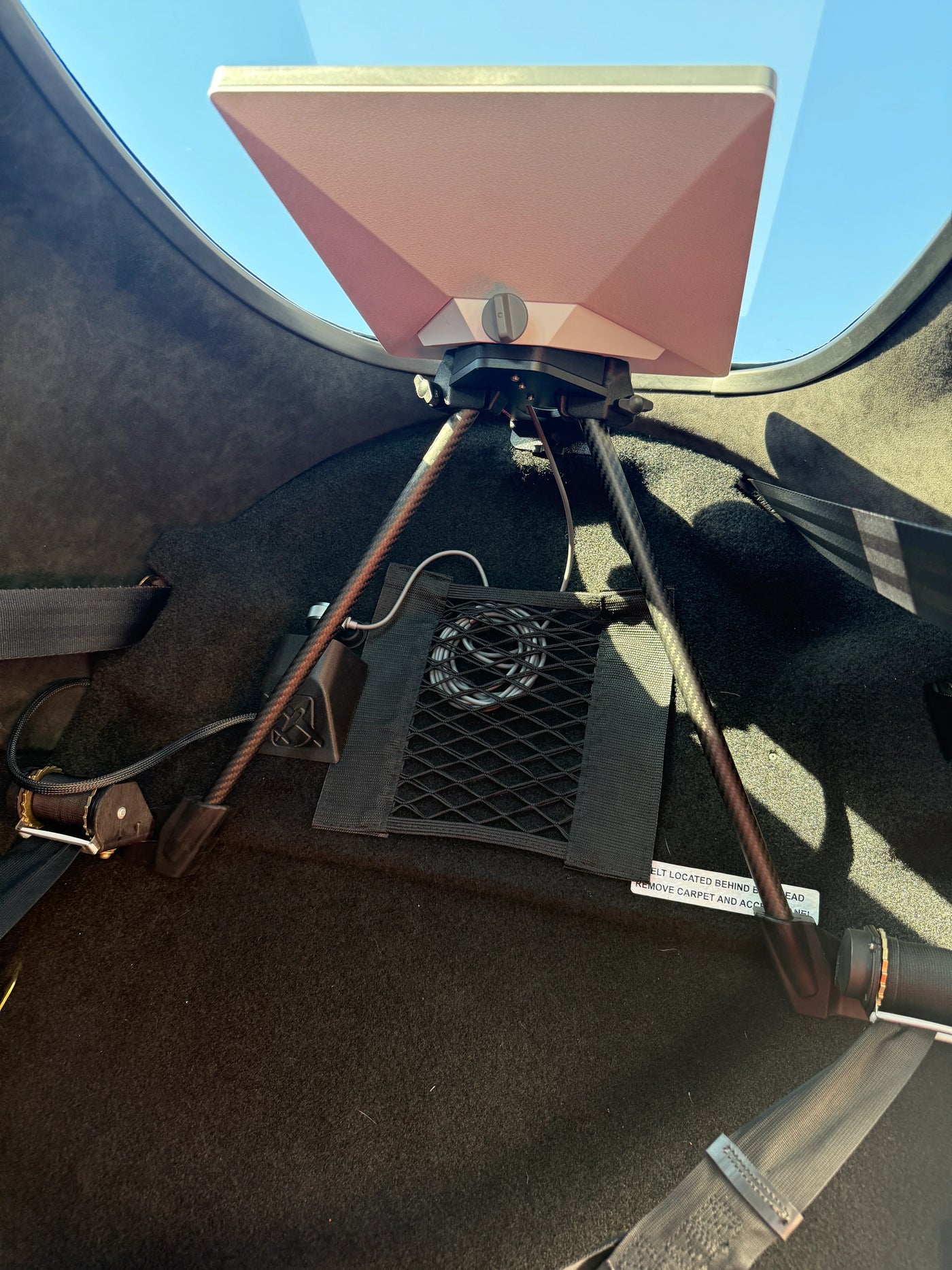Cirrus SR22 Starlink Mount V3 installed
