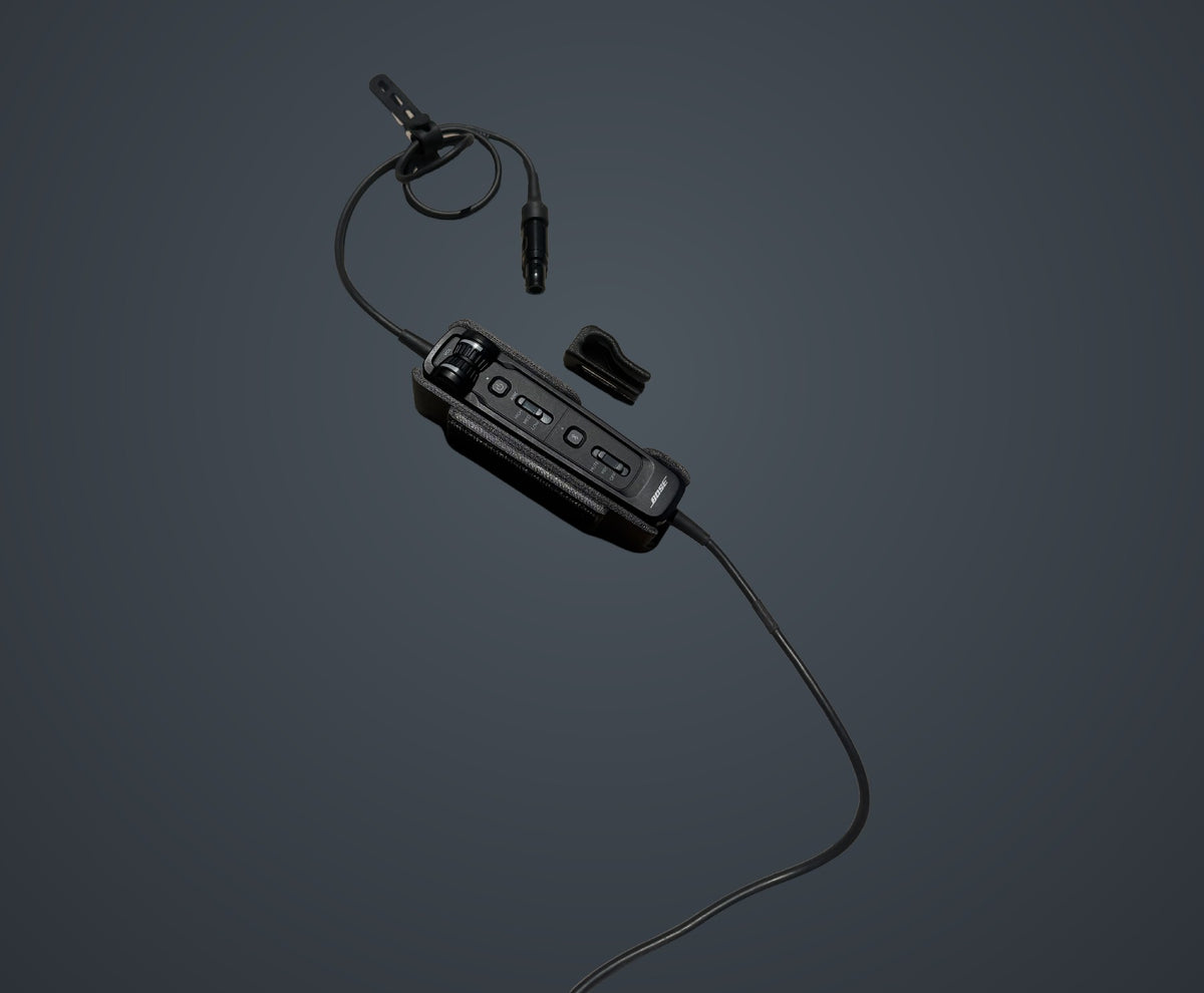 Bose A30 Headset Controller Velcro Mount